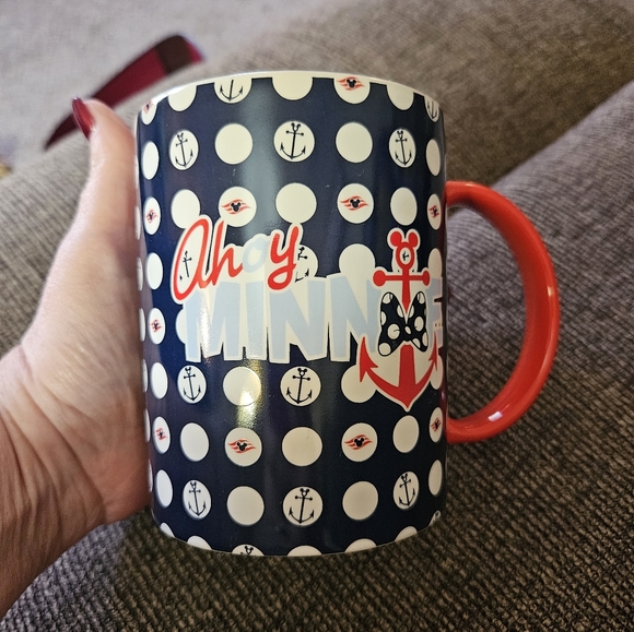 Disney Cruise Line Ahoy Minnie Mouse Sailor Mug - Picture 1 of 7